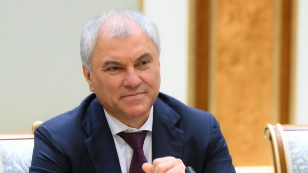 Председатель Государственной Думы РФ Вячеслав Володин. Архивное фото - Sputnik Таджикистан